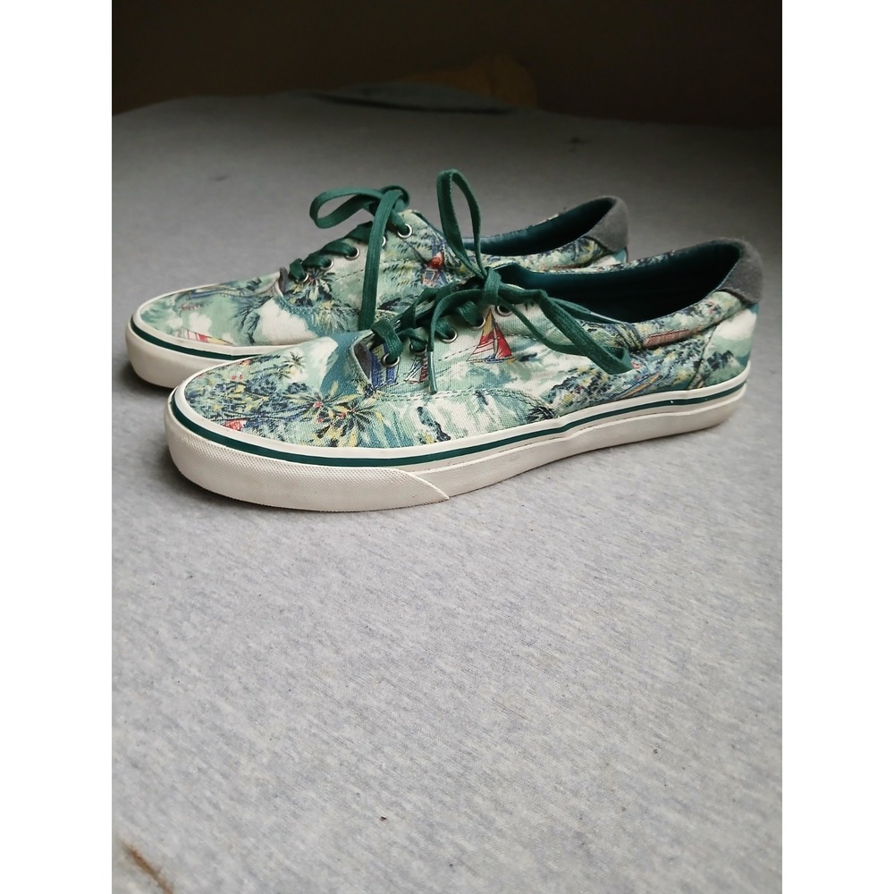 Ralph Lauren Shoes 9 D Thornton III Sailor Comfort Casual Boat Yacht Preppy Grey - Picture 2 of 11